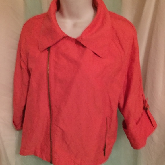 Cabi coral pink scooter zip jacket - Picture 3 of 6